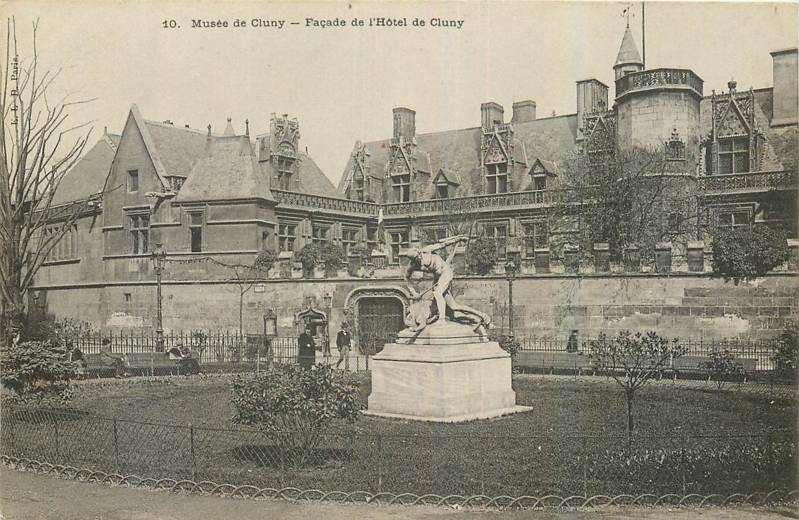 CPA Musee de Cluny Facade de l'Hotel de Cluny 