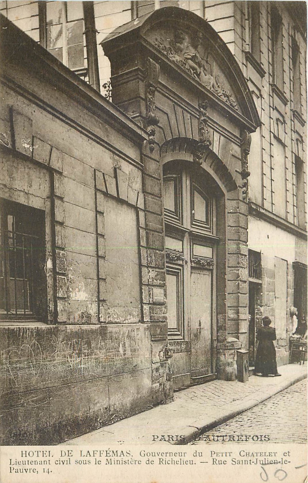 CPA Paris Hotel de Laffemas Gouverneur du Petit Chatelet