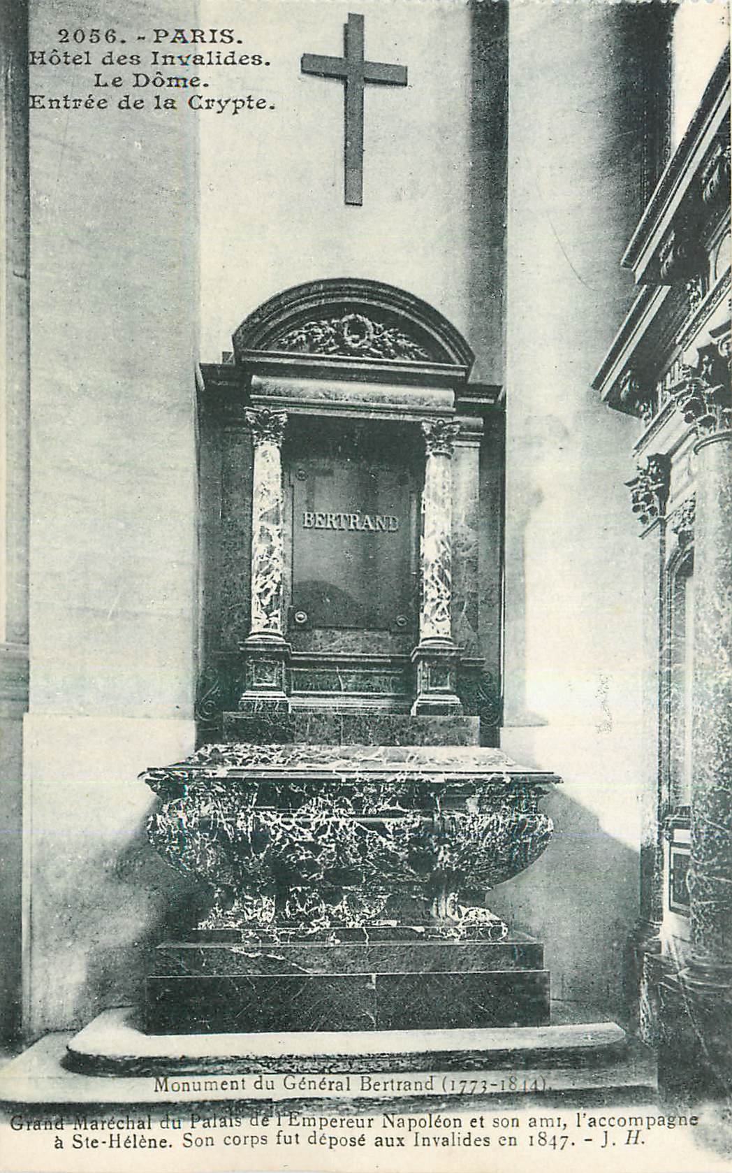 CPA Paris Hotel des Invalides Le Dome Entree de la Crypte