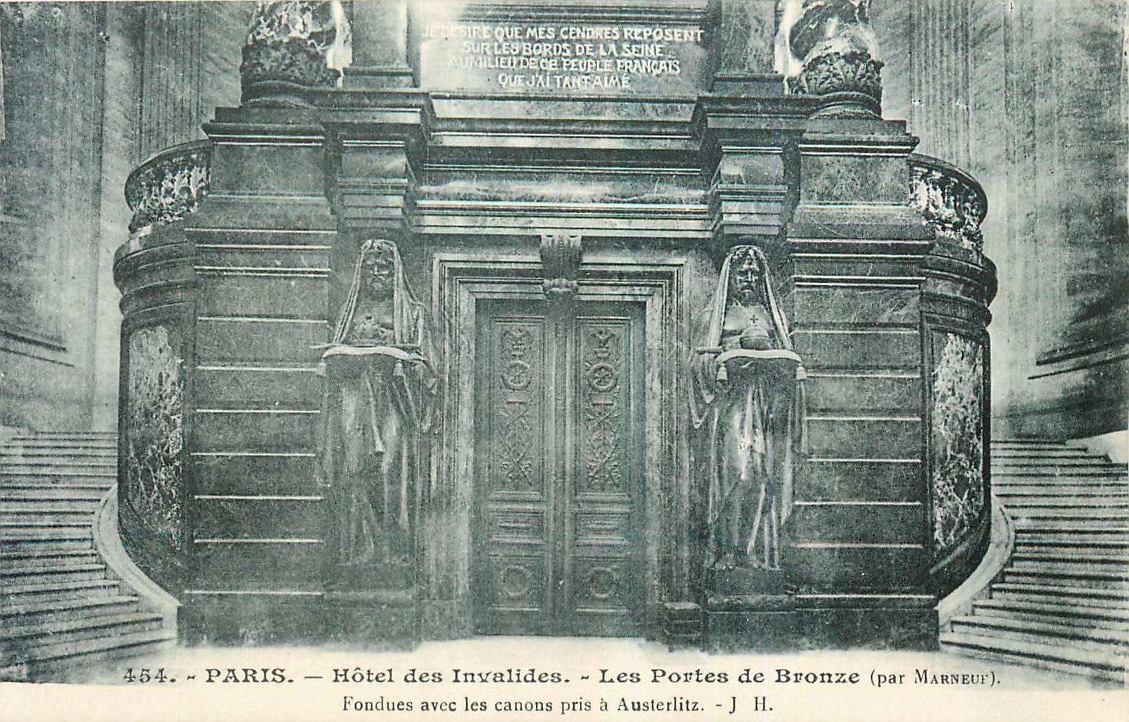 CPA Paris Hotel des Invalides Les portes de Bronze