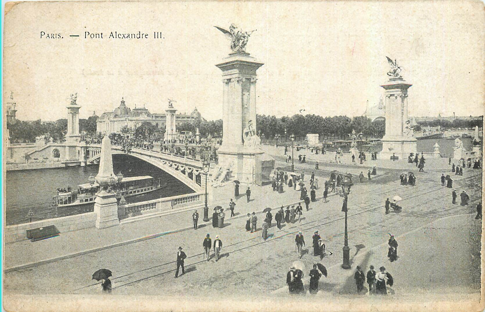 CPA Paris Pont Alexandre III 