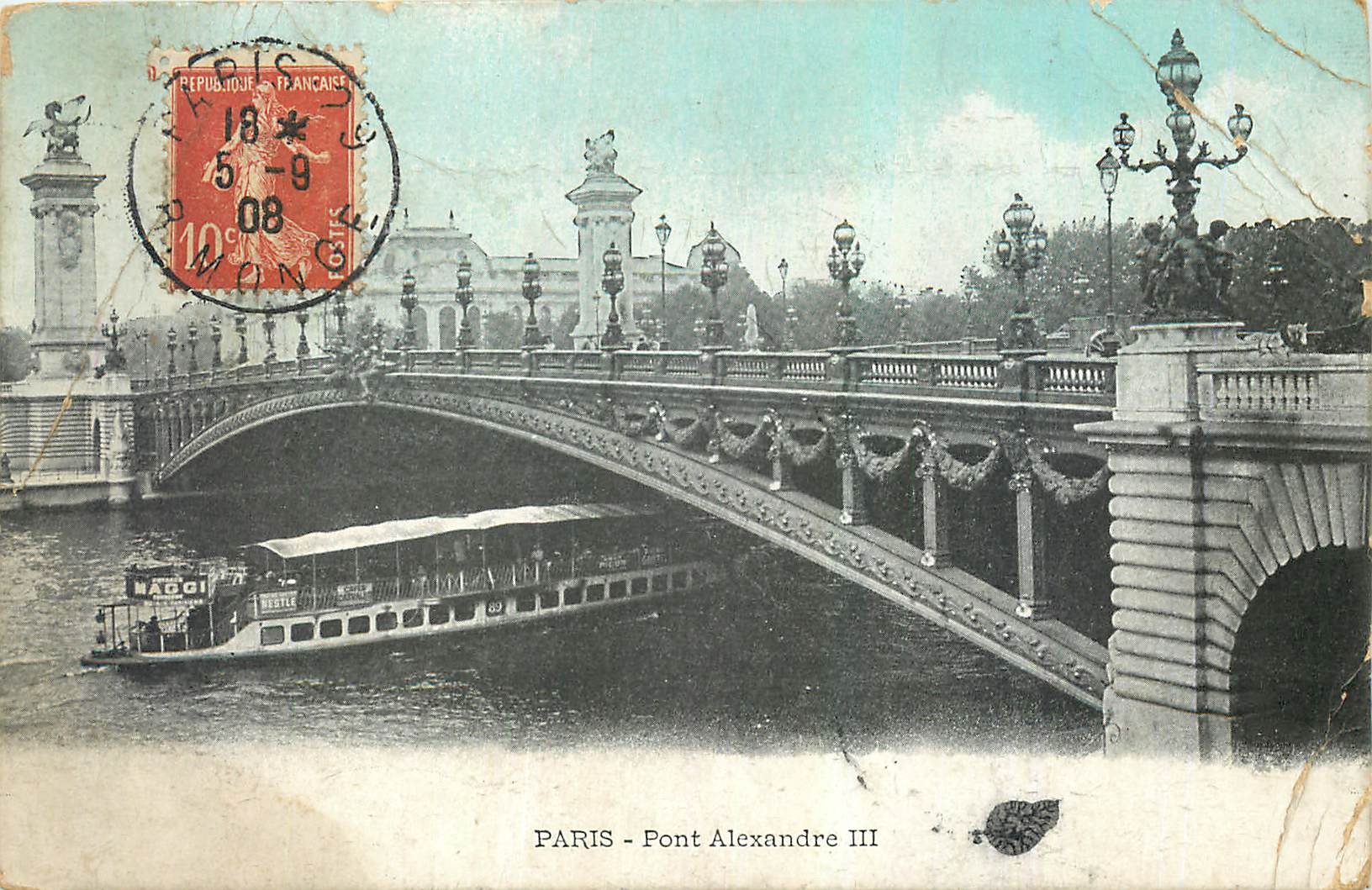 CPA Paris Pont Alexandre III 