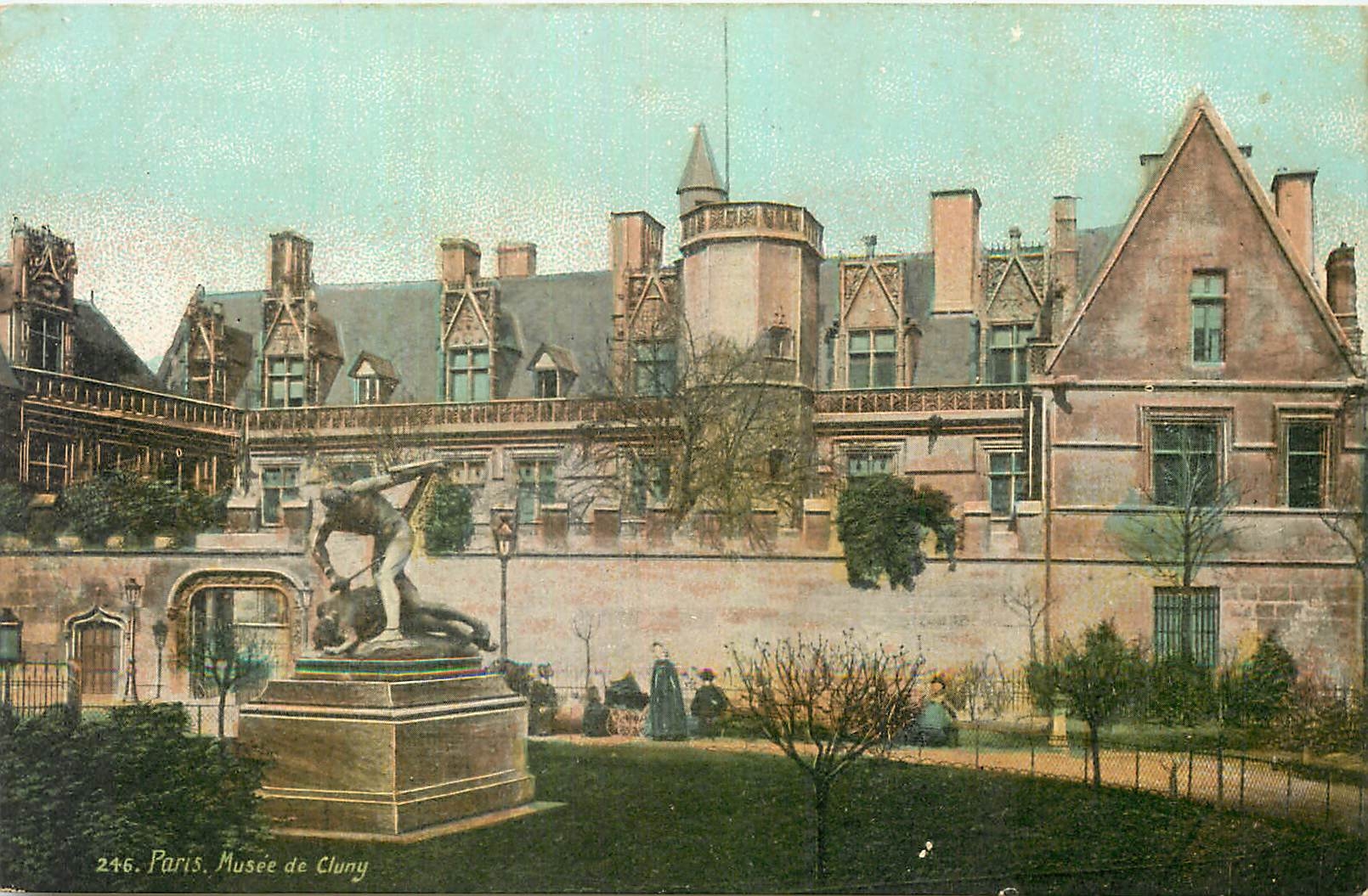 CPA Paris Musee de Cluny 