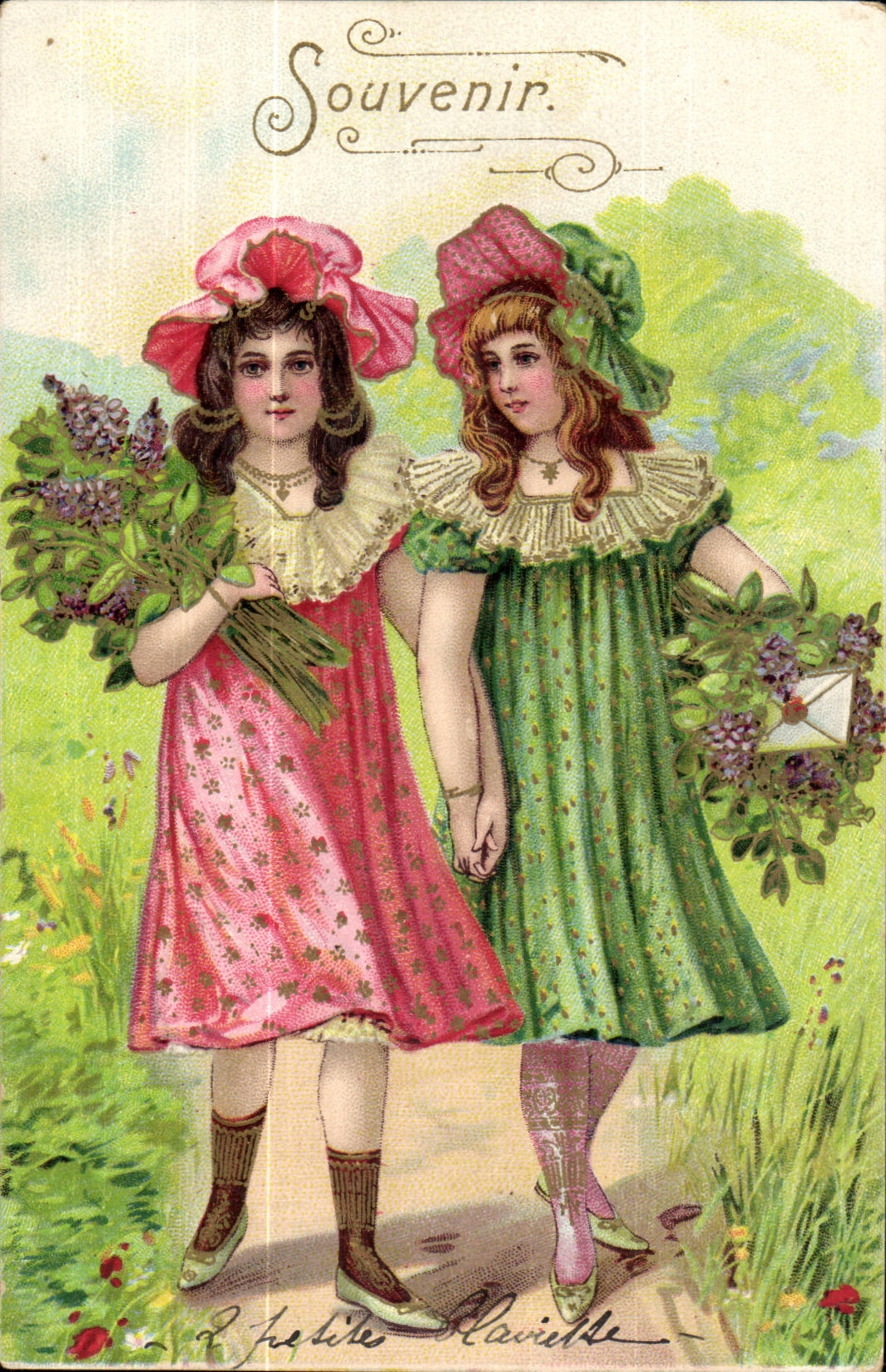 CPA Fantasy Children girls Women