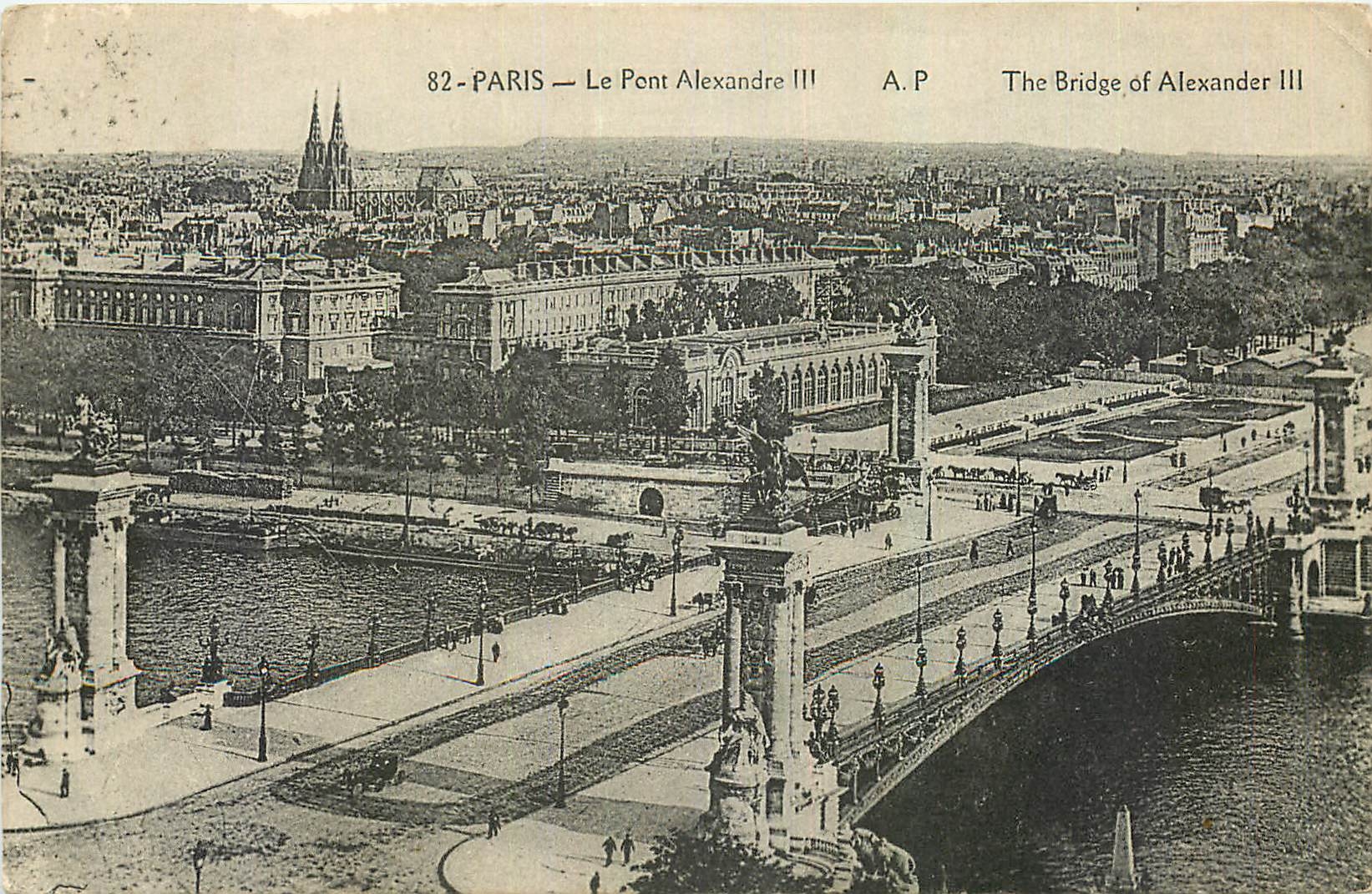CPA Paris Le Pont Alexandre III 