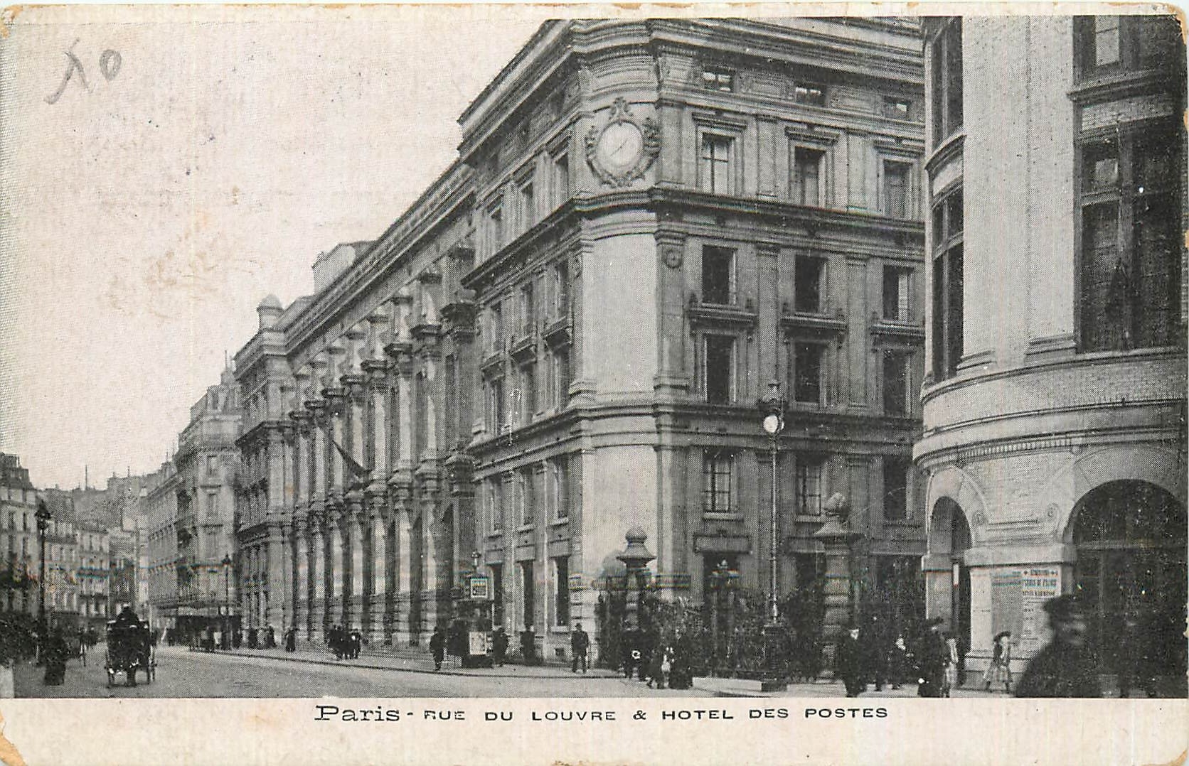 CPA Paris Rue du Louvre & Hotel des Postes
