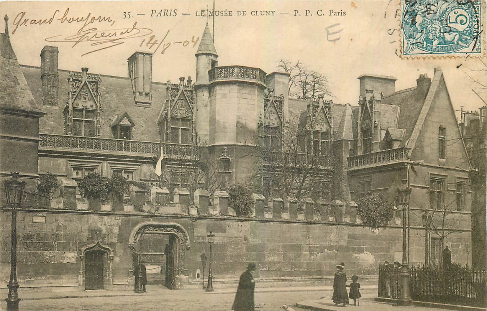 CPA Paris Le Musee de Cluny 