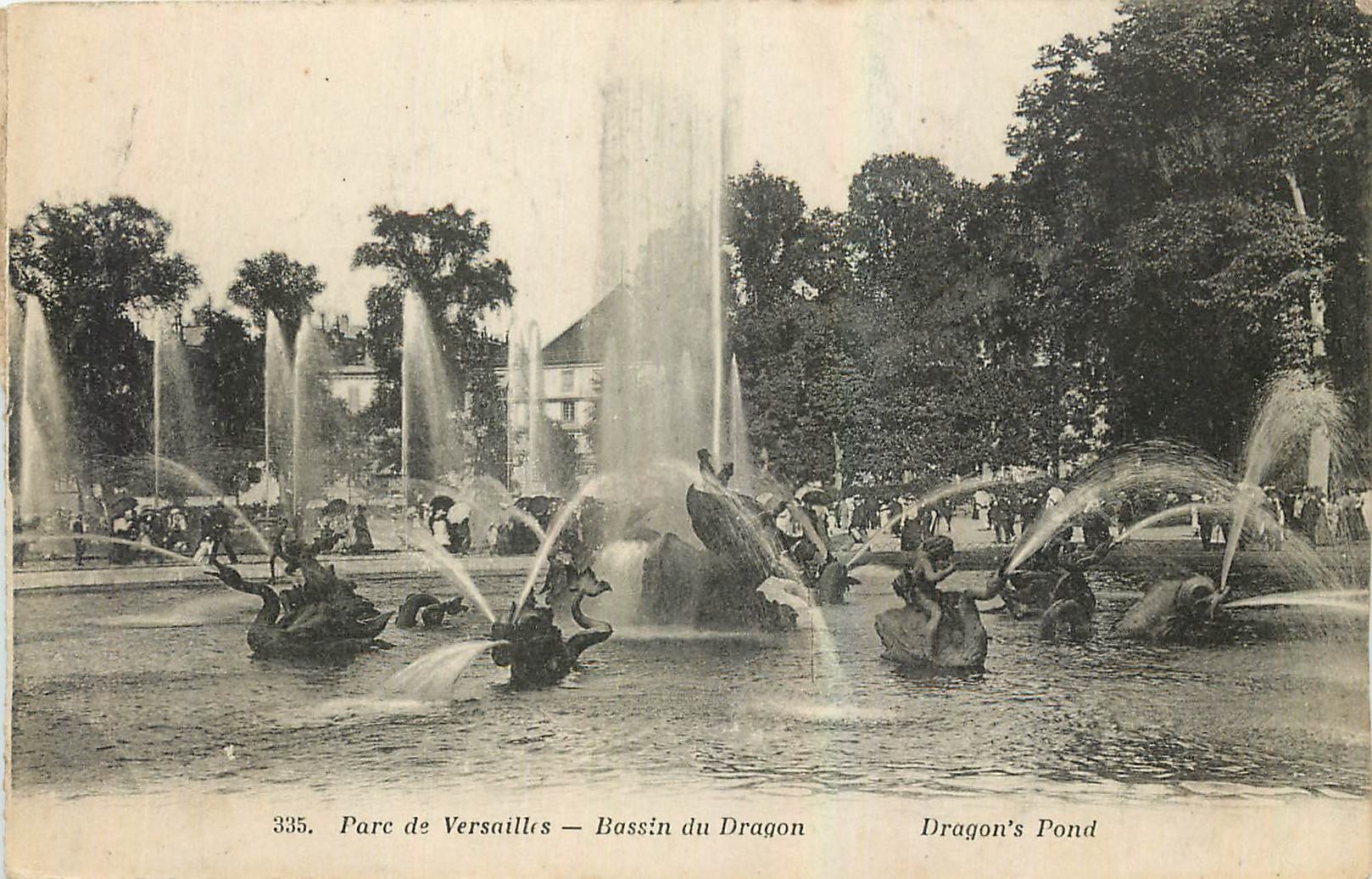 CPA Paris de Versailles Bassin du Dragon