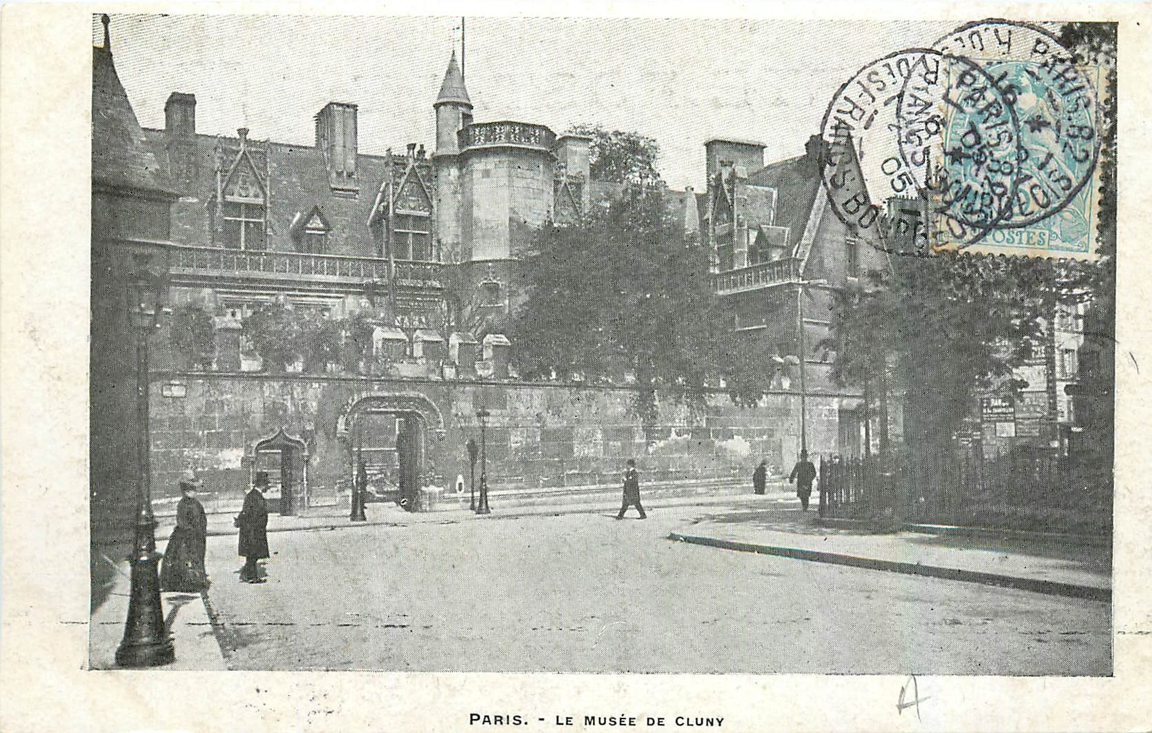 CPA Paris Le Musee de Cluny 