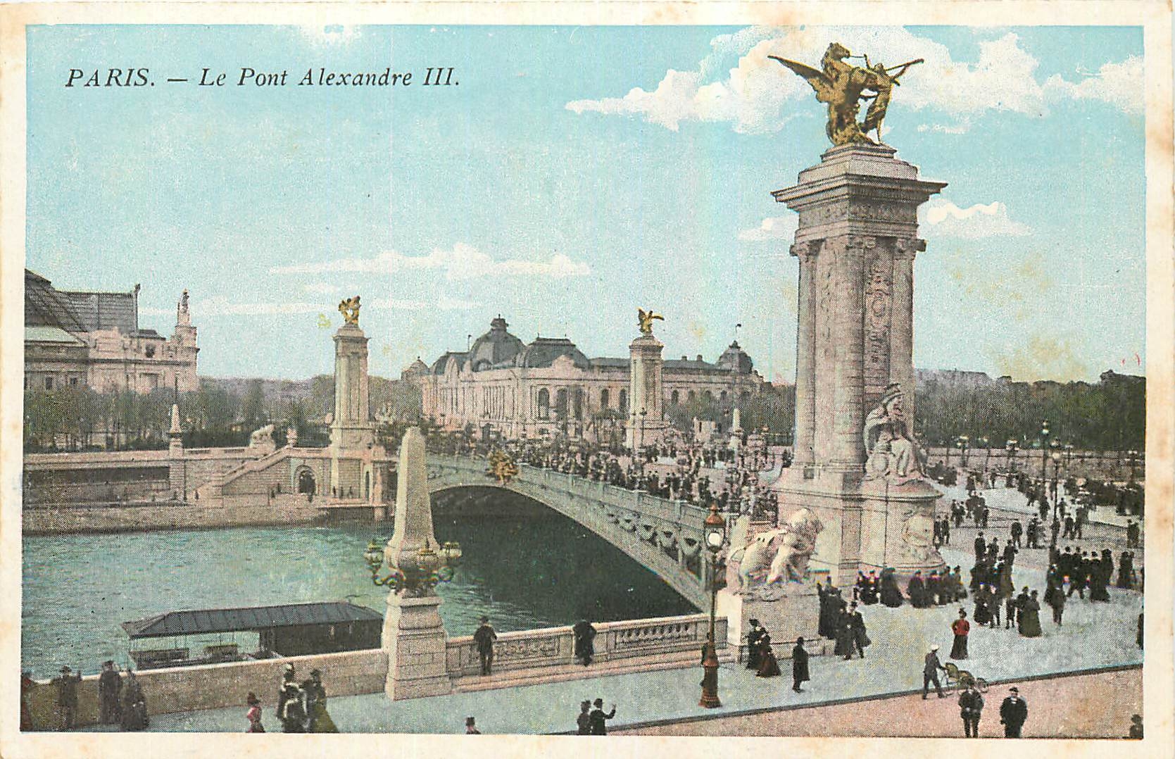 CPA Paris Le Pont Alexandre III 