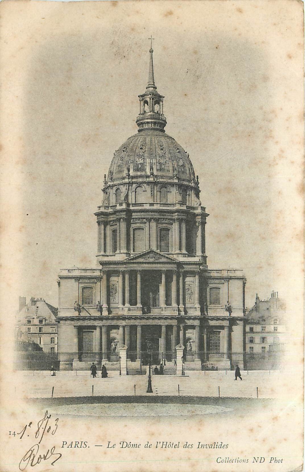 CPA Paris Le Dome de l'Hotel de Invalides 