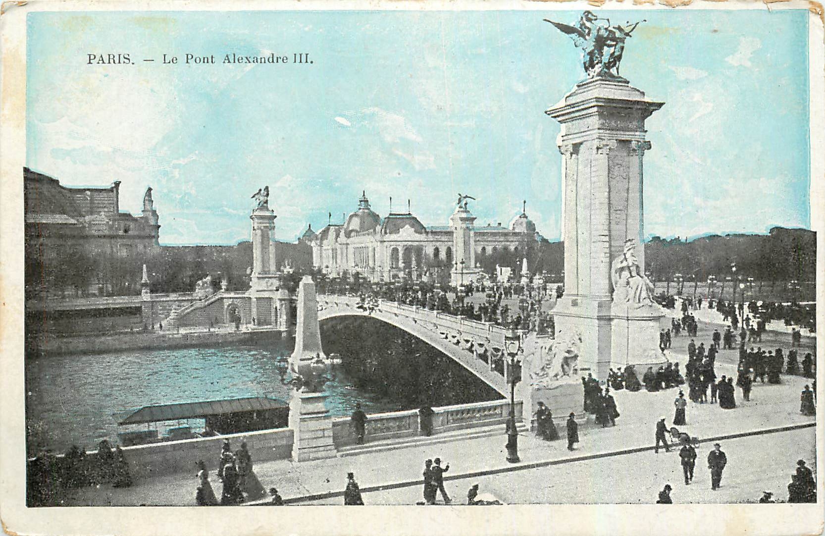 CPA Paris Le Pont Alexandre III 