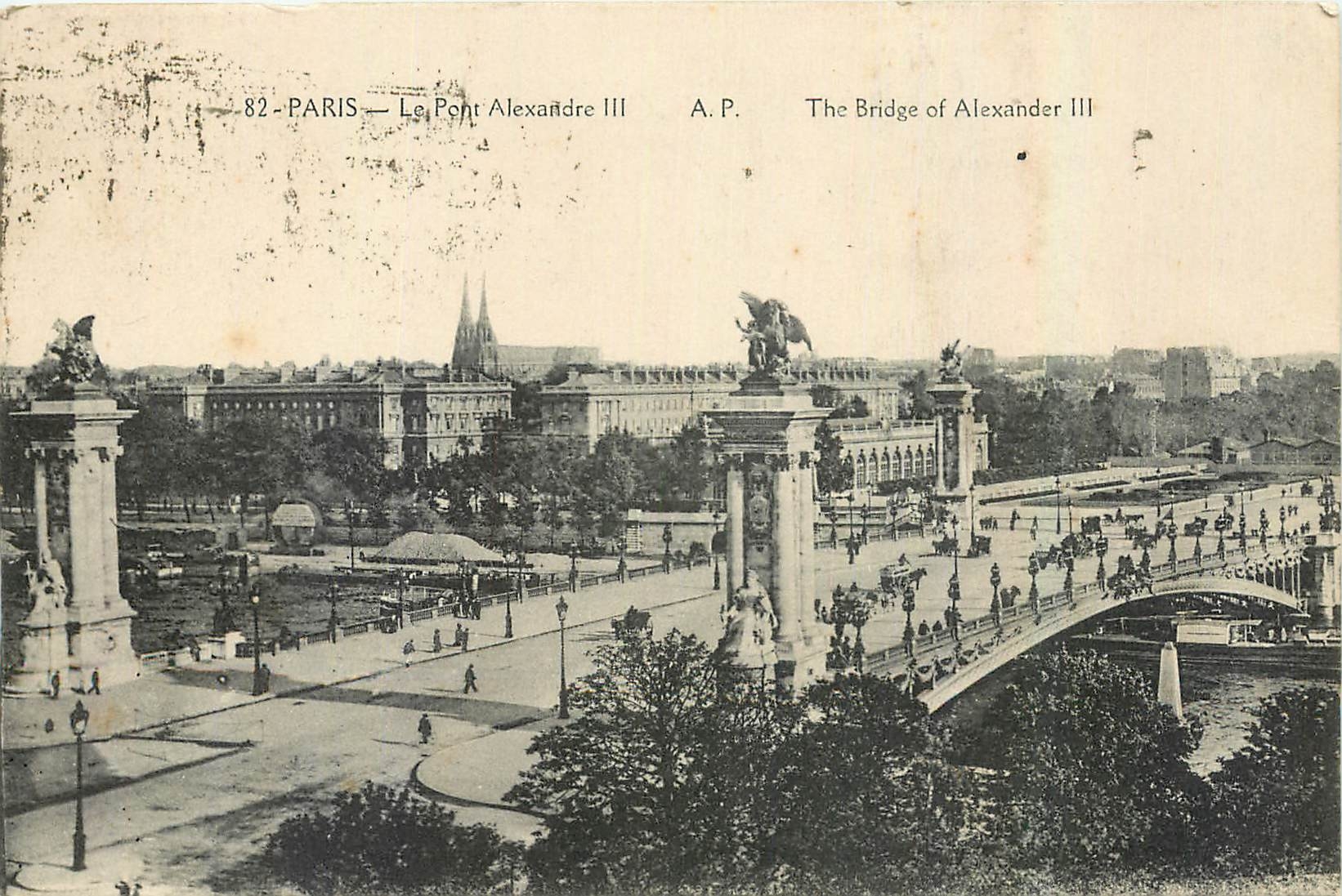 CPA Paris Le Pont Alexandre III 
