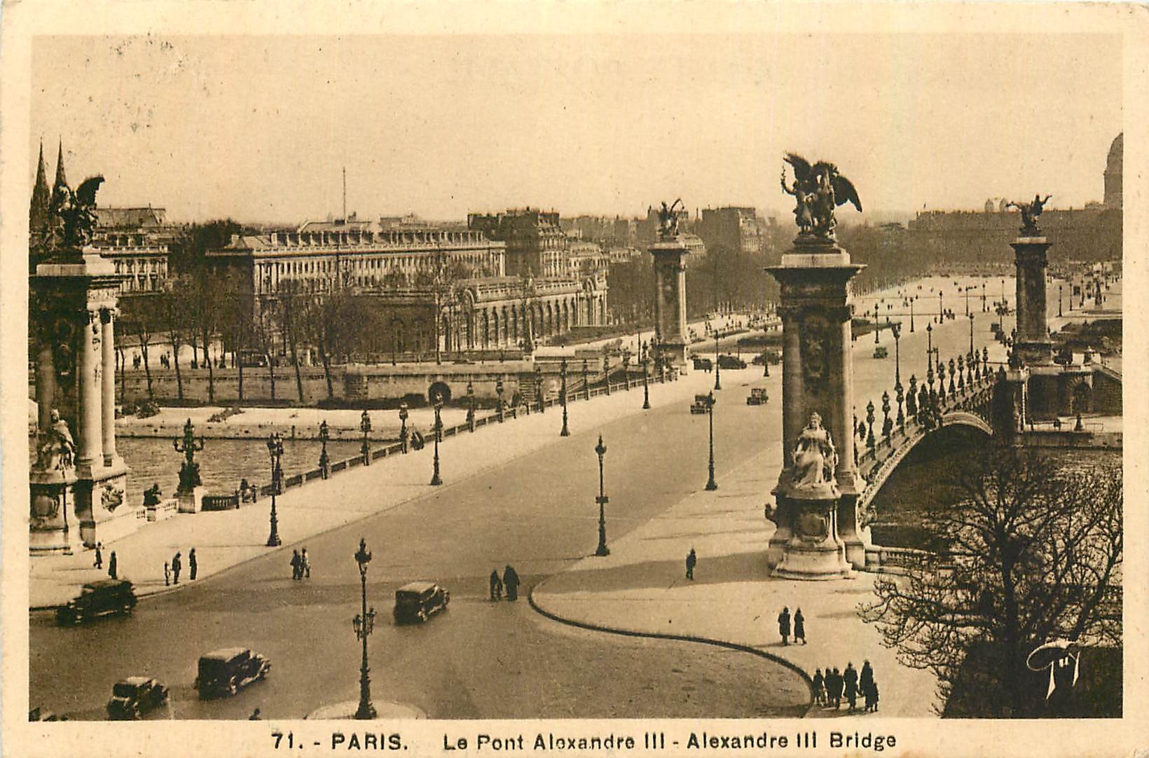 CPA Paris Le Pont Alexandre III 