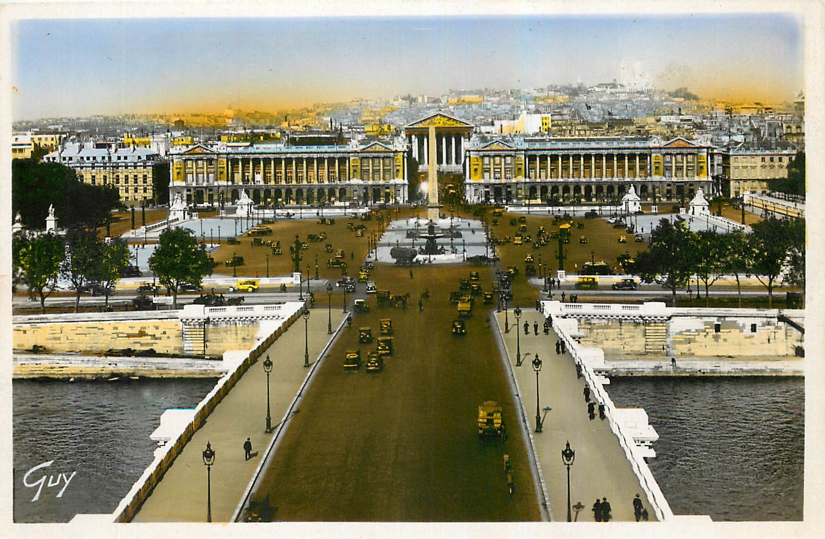 CPA Paris et ses Merveilles Nouveau Pont et Place de la Concorde