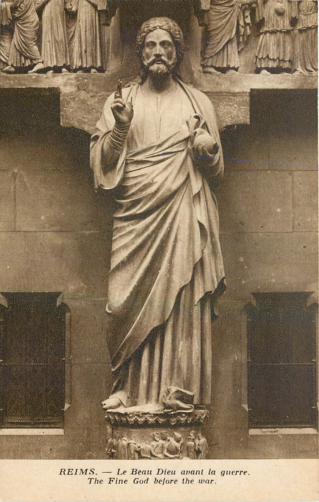 CPA Reims Le Beau Dieu avant la guerre 