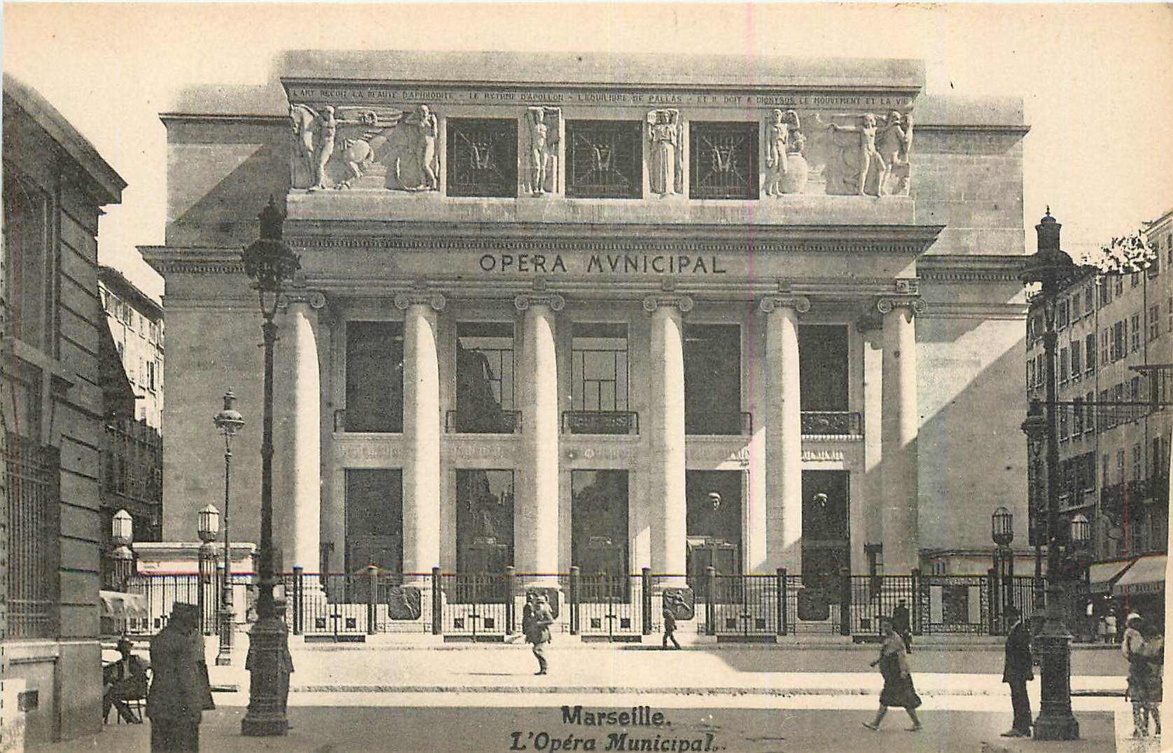 CPA Marseille L'Opera Municipal 