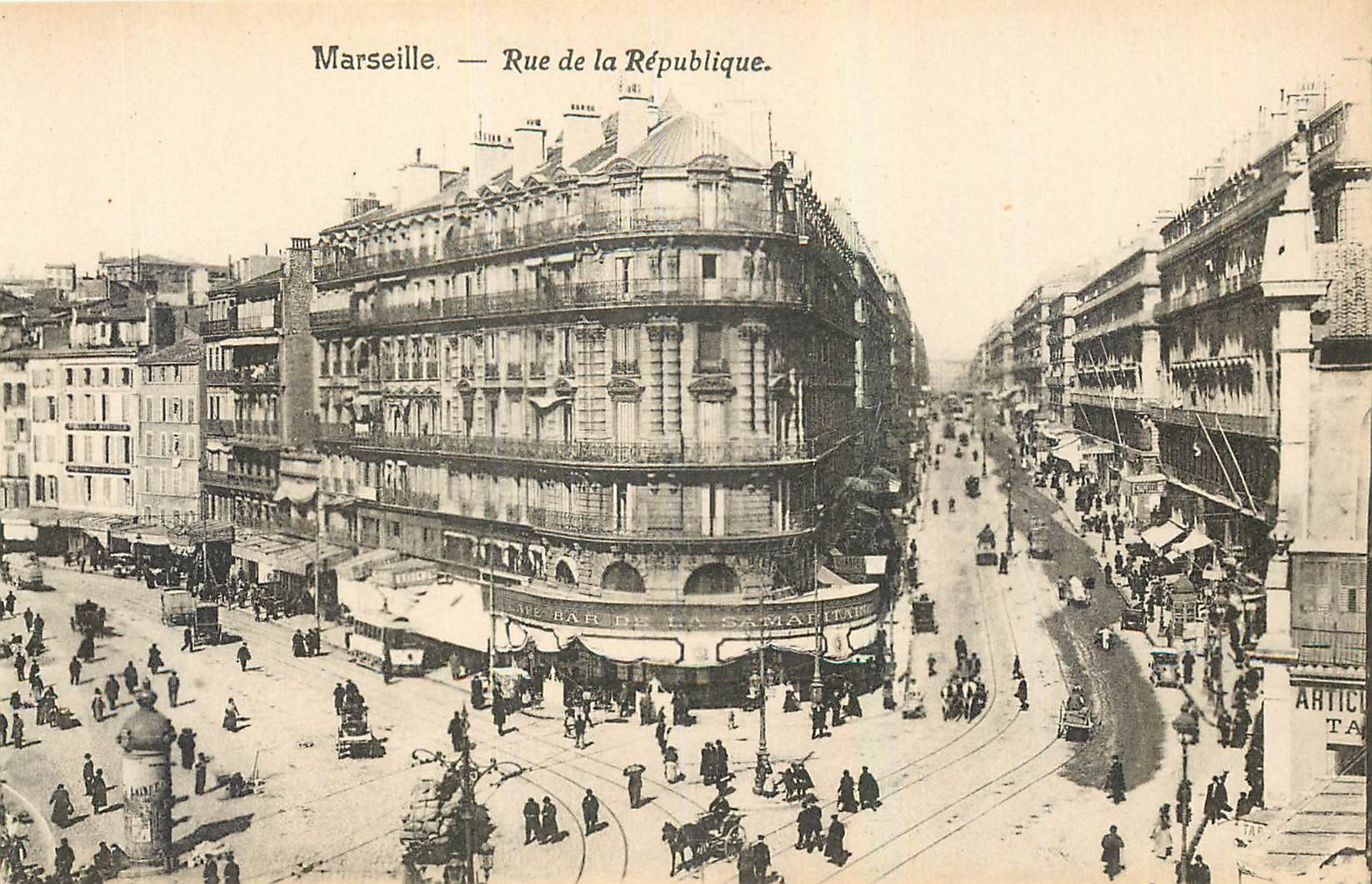 CPA Marseille Rue de la Republique 