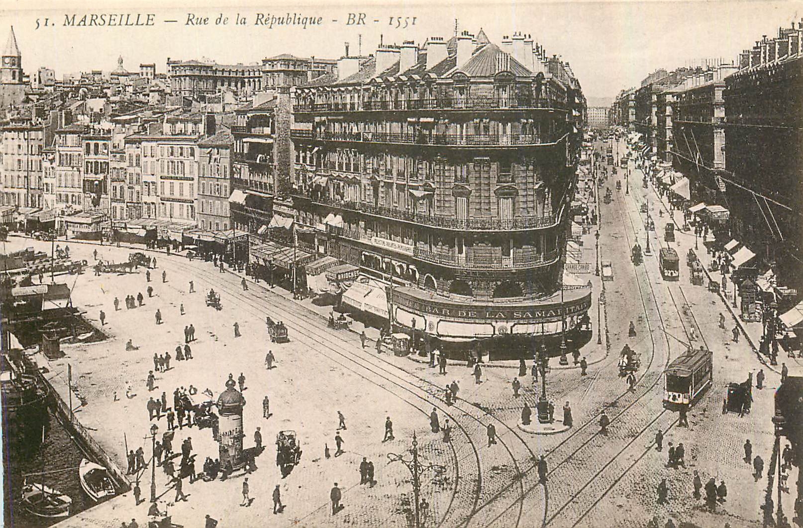 CPA Marseille Rue de la Republique 