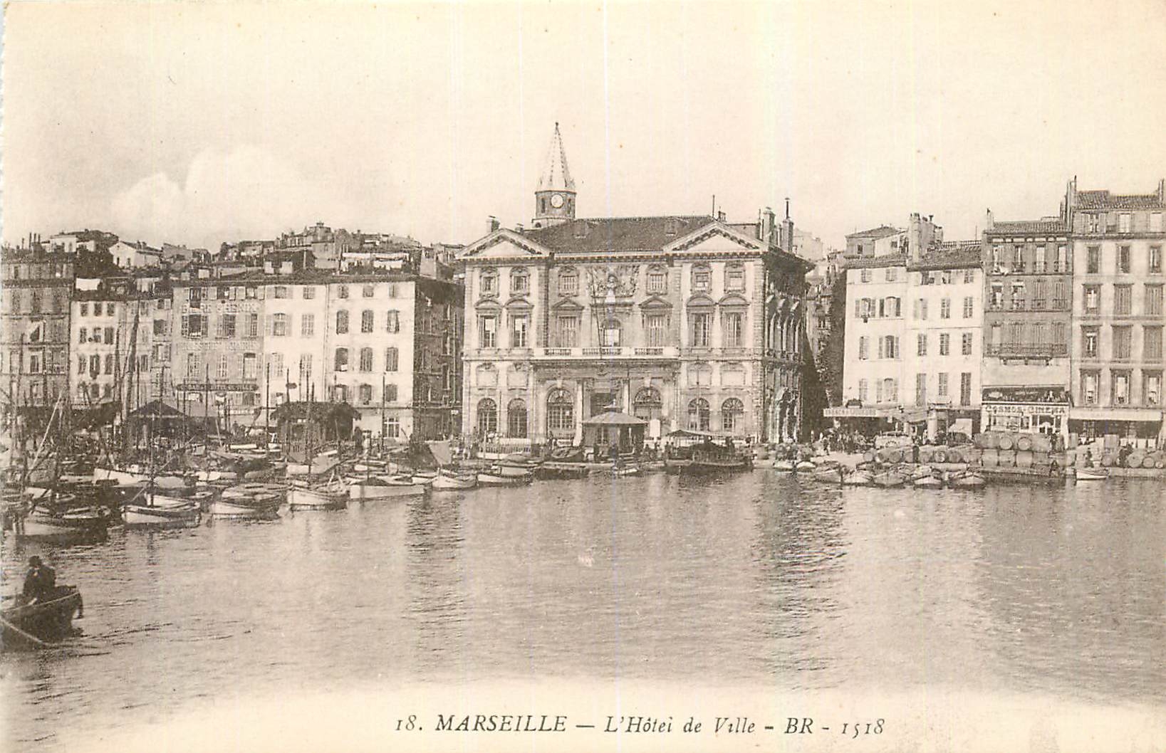 CPA Marseille L'Hotel de Ville 