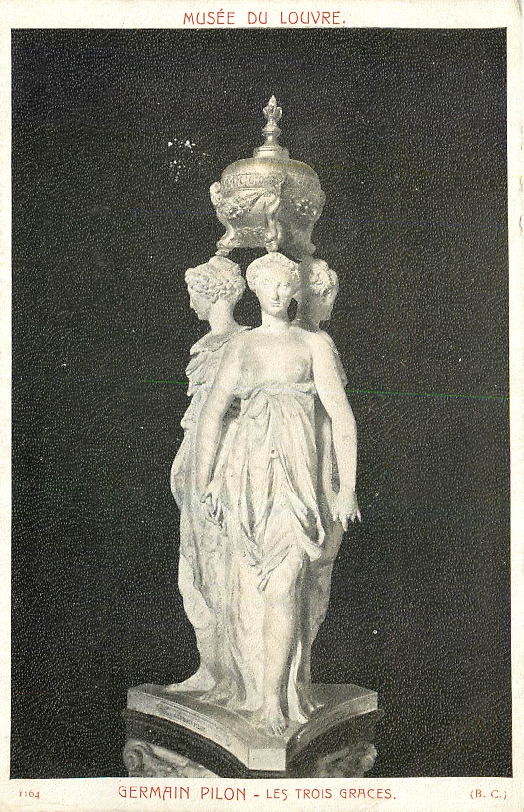 CPA Musee du Louvre Germain Pilon les Trois Graces 