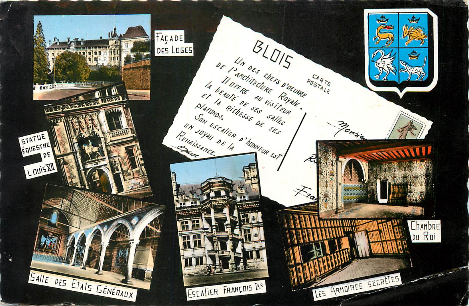 CPA Souvenir du Chateau de Blois 