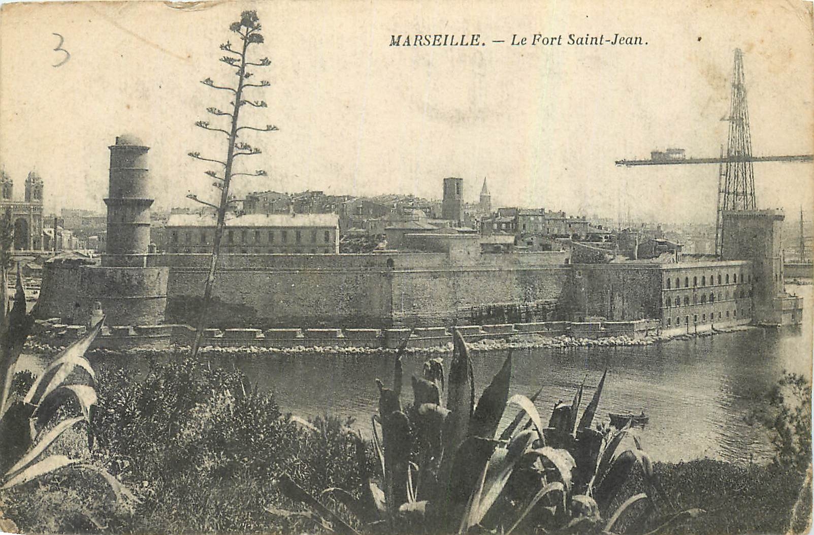 CPA Marseille Le Fort Saint Jean 
