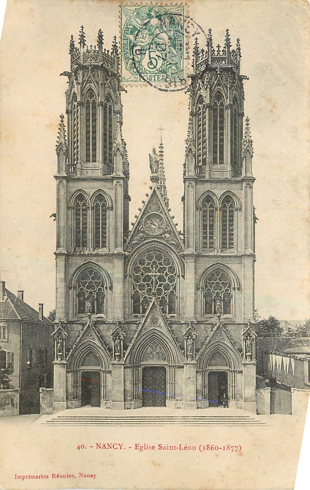 CPA Nancy Eglise Saint leon 