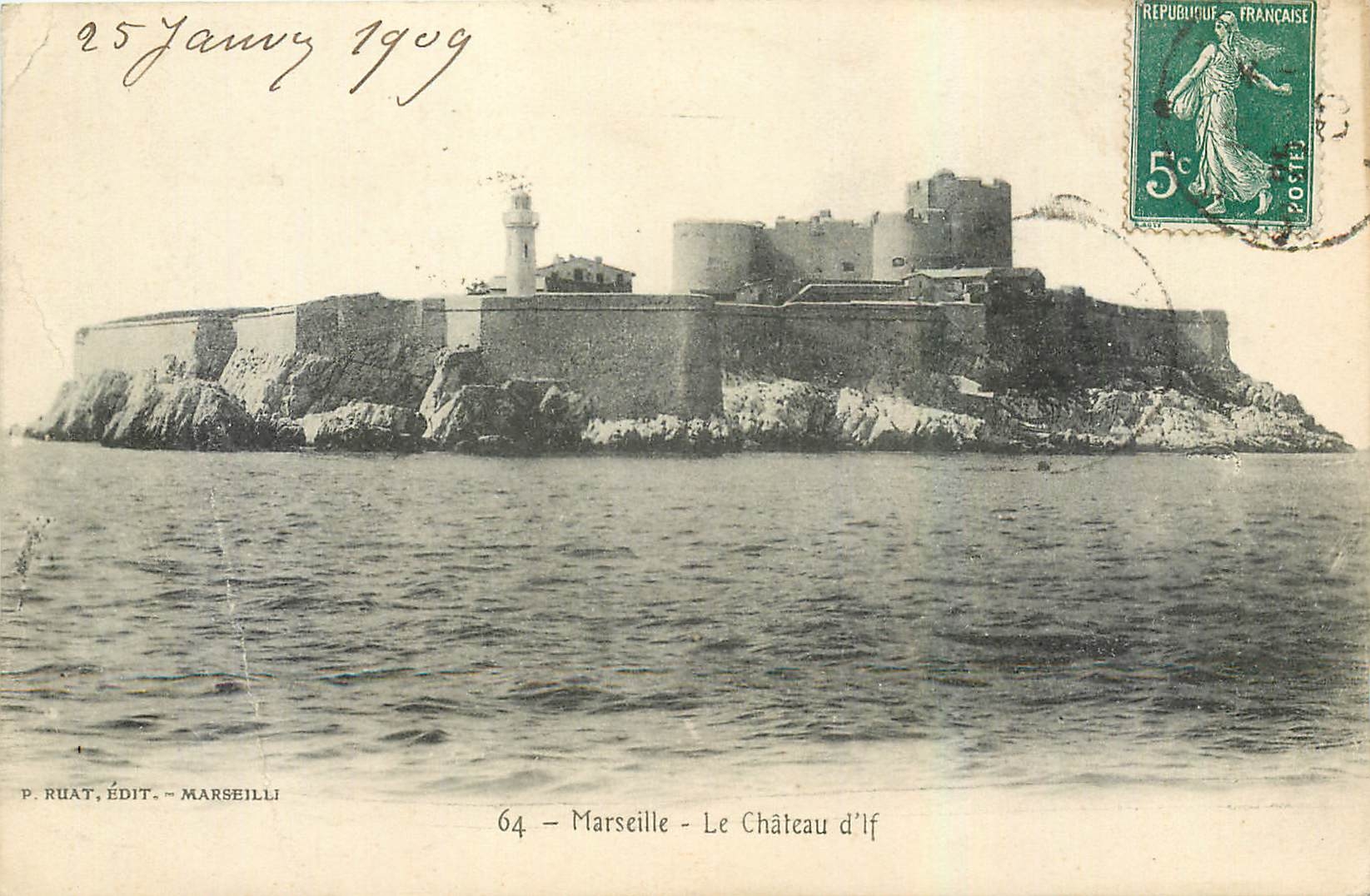 CPA Marseille Le Chateau d'If 