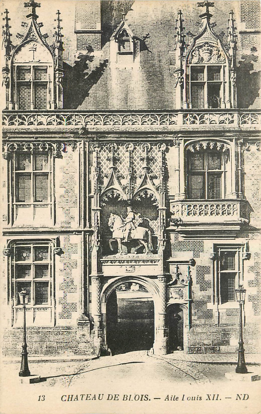 CPA Chateau de Blois Aile Louis XII 