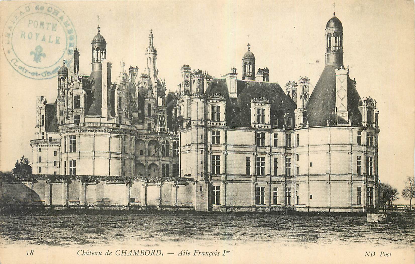 CPA Chateau de Chambord Aile Francois I 