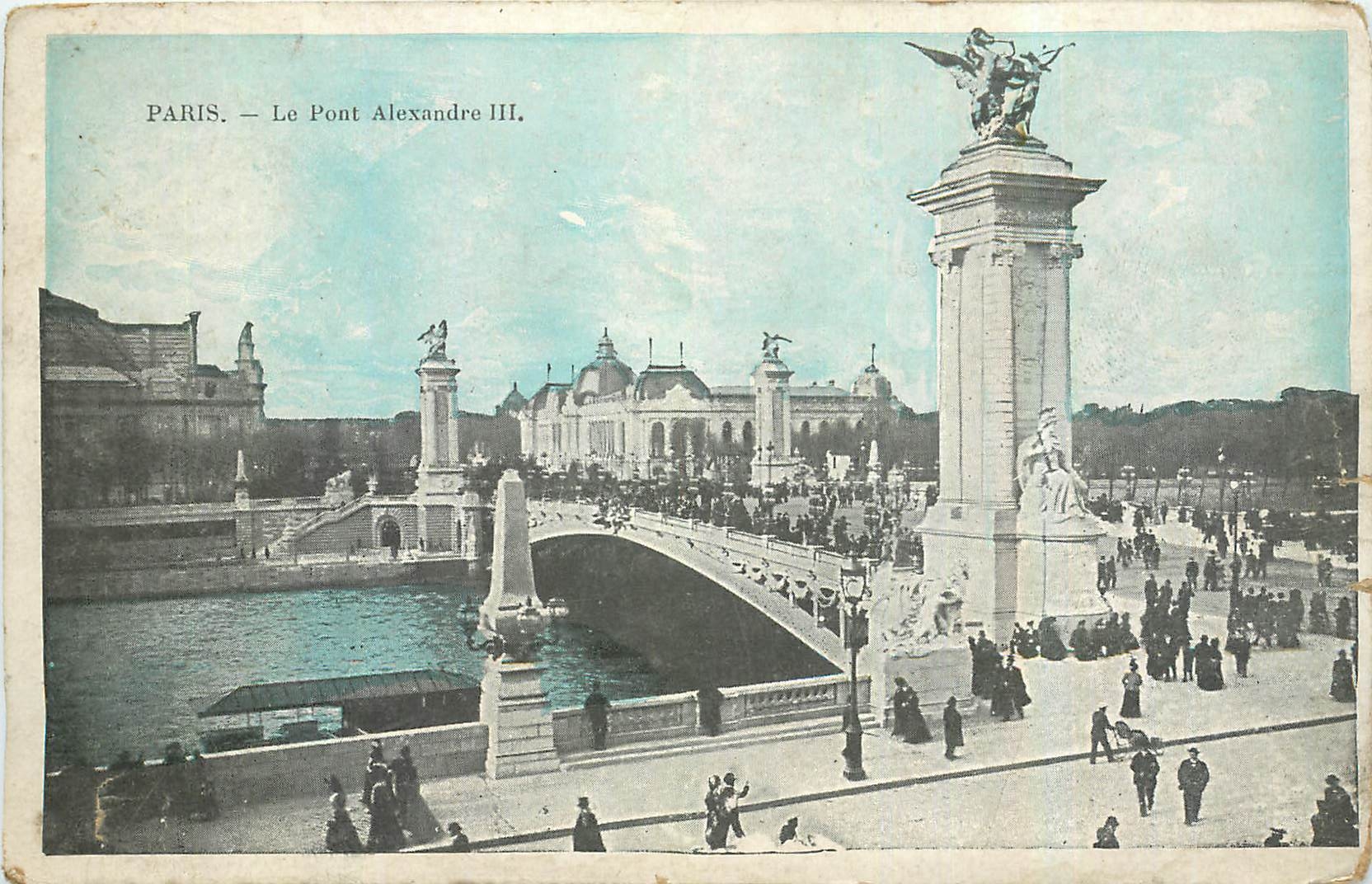 CPA Paris Le Pont Alexandre III 