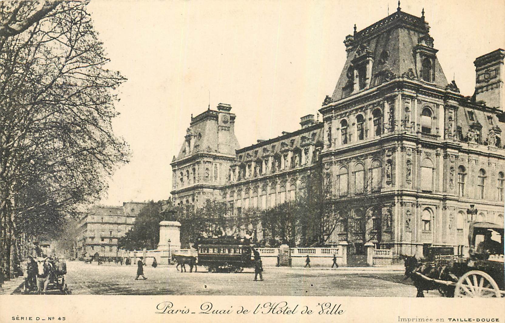 CPA Paris l'Hotel de Ville 