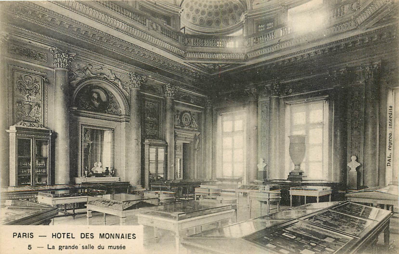 CPA Paris Hotel des Monnaies La grande salle du musee 
