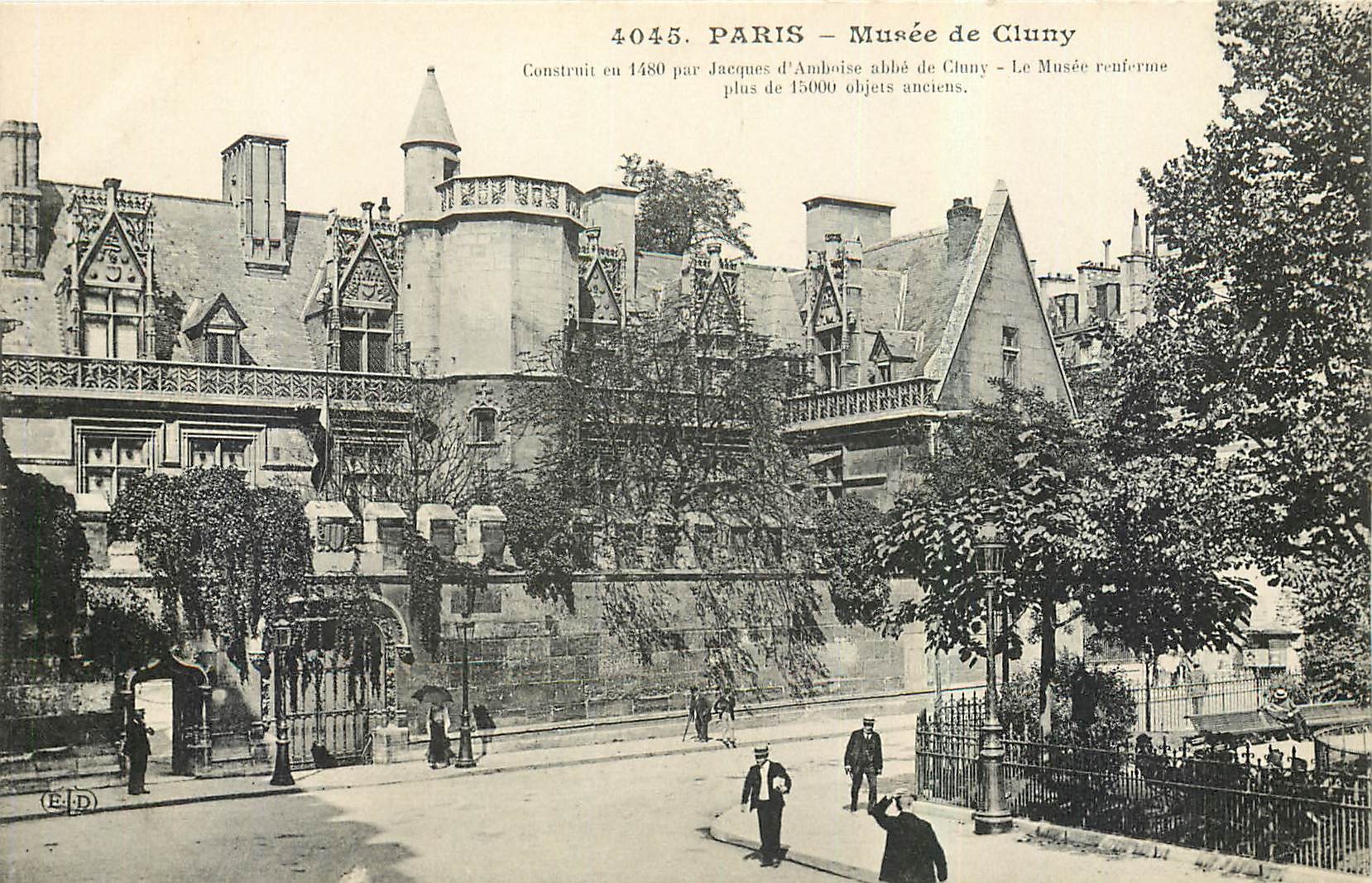 CPA Paris Musee de Cluny 