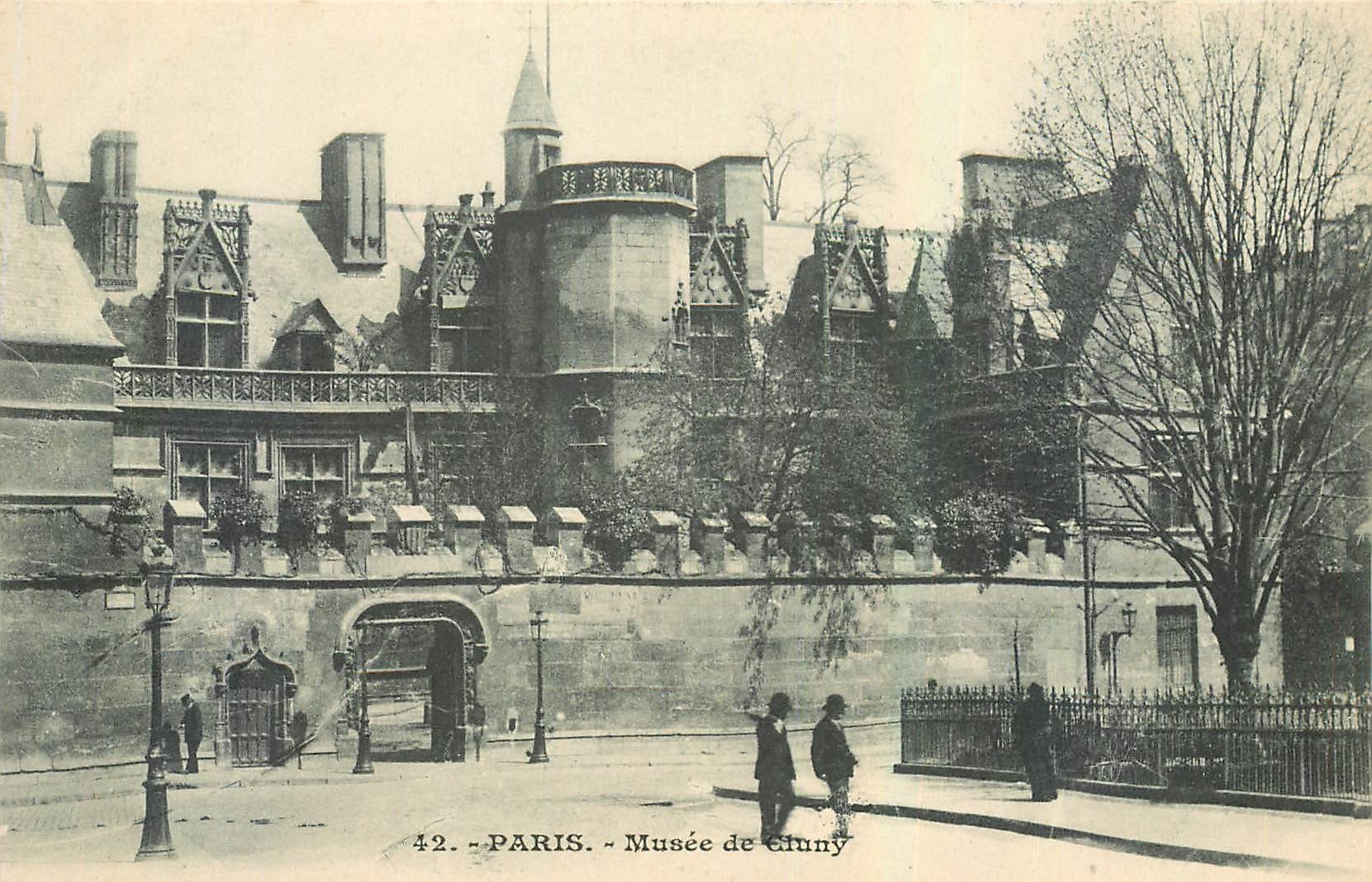 CPA Paris Musee de Cluny 