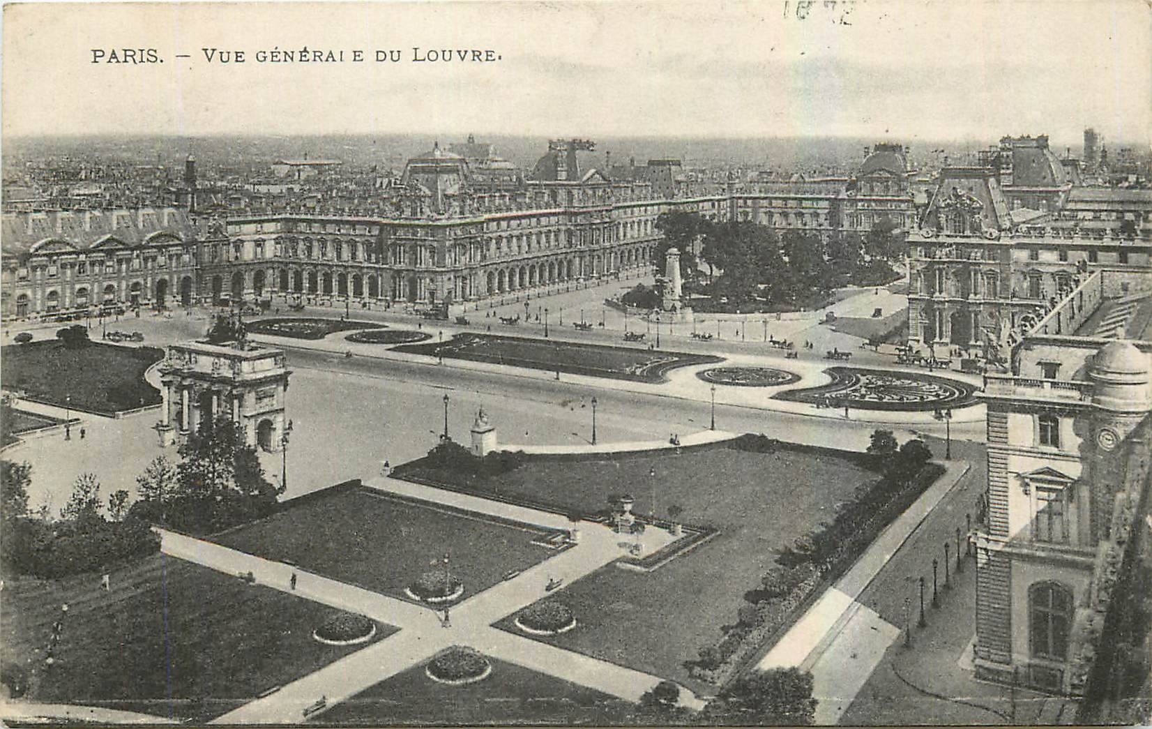 CPA Paris Vue generale du Louvre 