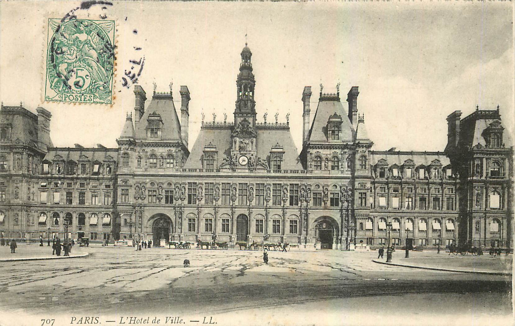 CPA Paris L'Hotel de Ville