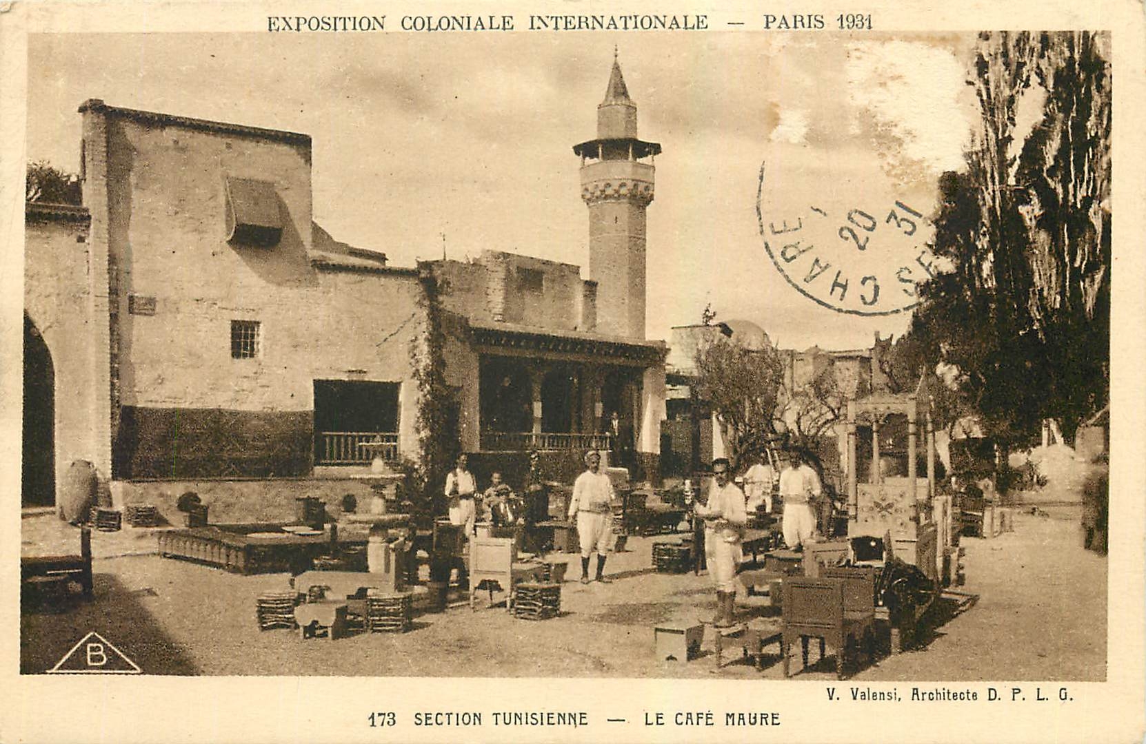 CPA Exposition Coloniale Internationale Paris 1931 Section Tunisienne Le Cafe Maure