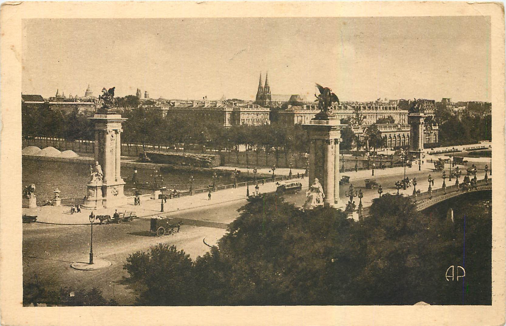 CPA Paris Le Pont Alexandre III 
