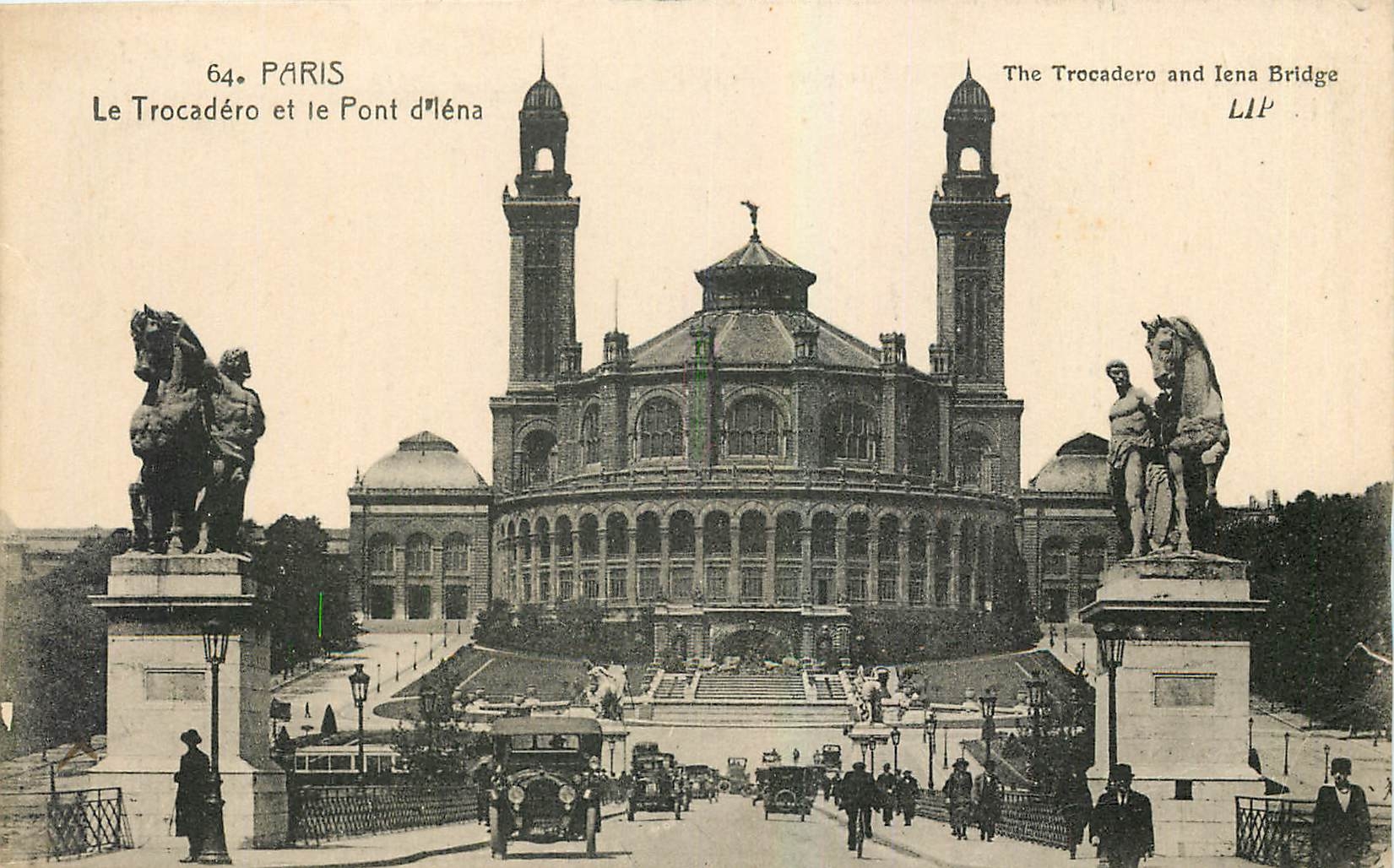 CPA Paris Le Trocadero et le Pont d'Iena 