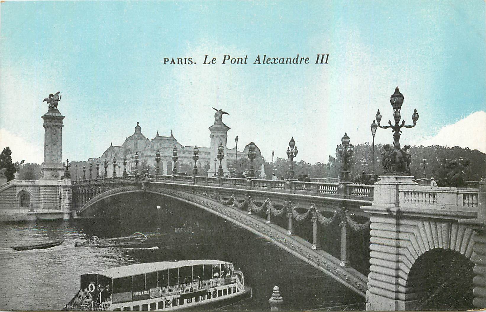 CPA Paris Le Pont Alexandre III 