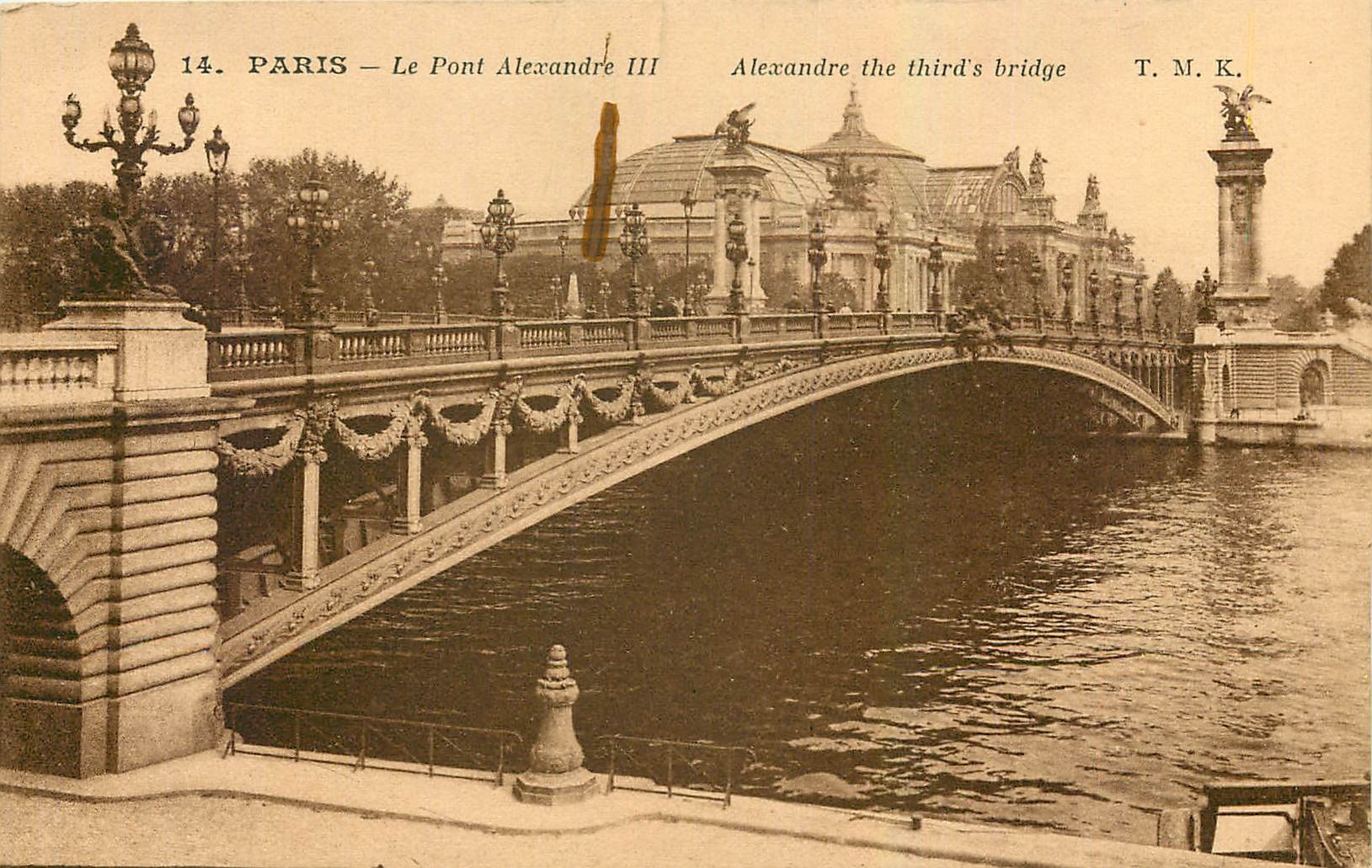 CPA Paris Le Pont Alexandre III 