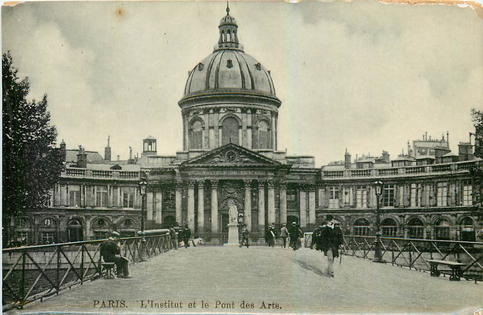 CPA Paris L'Institut et le Pont des Arts 
