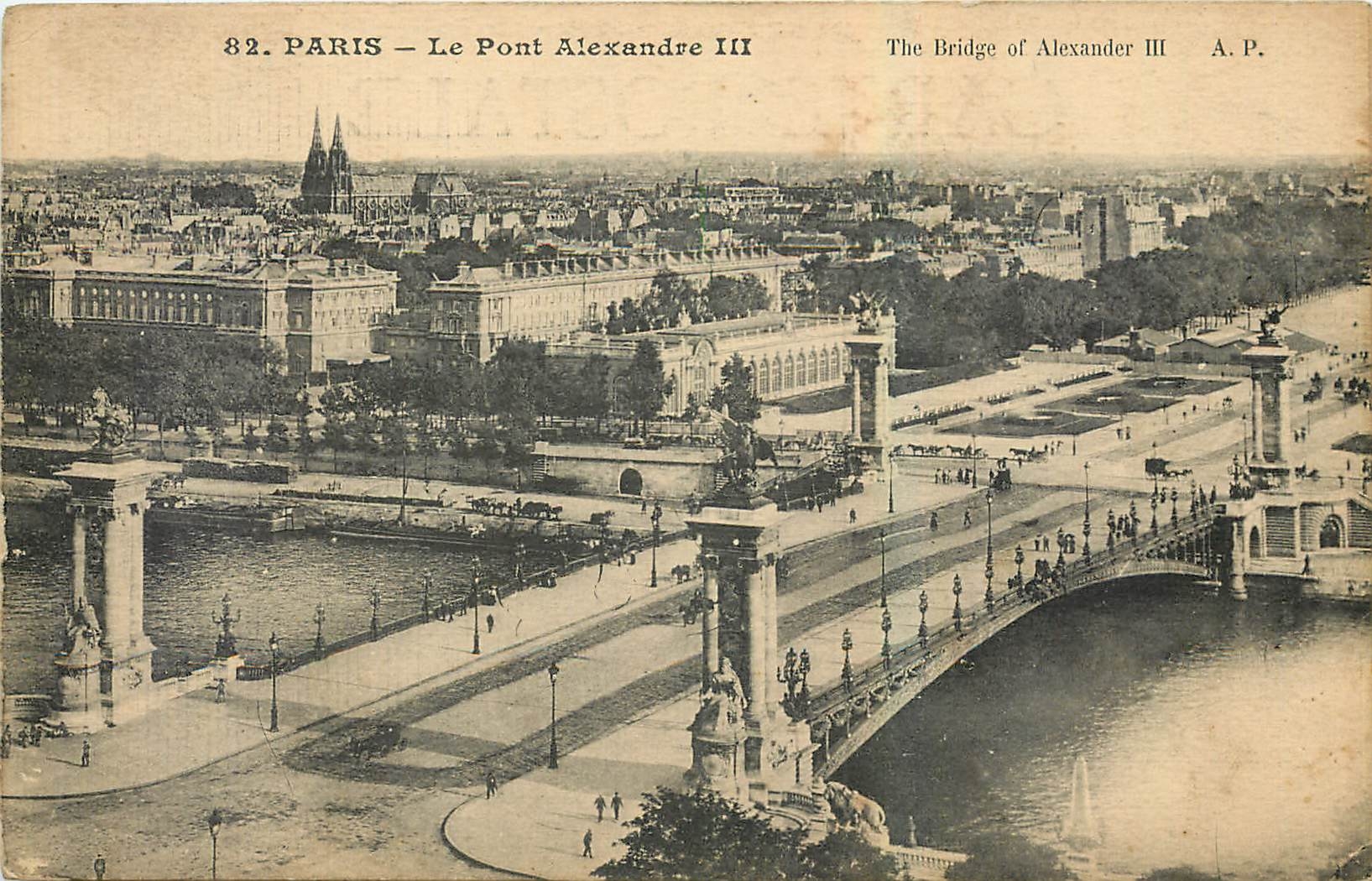 CPA Paris Le Pont Alexandre III 