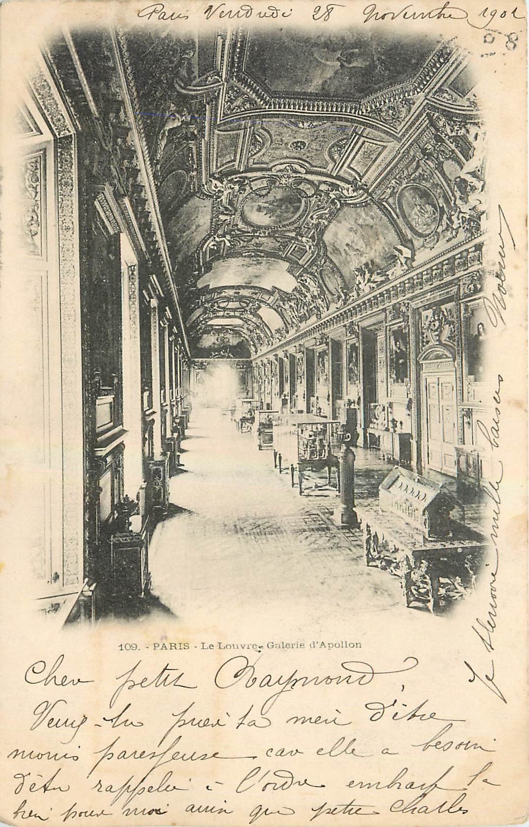 CPA Paris Le Louvre Galerie d'Apollon 