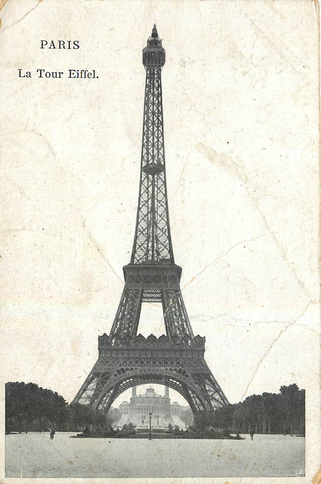 CPA Paris La Tour Eiffel 