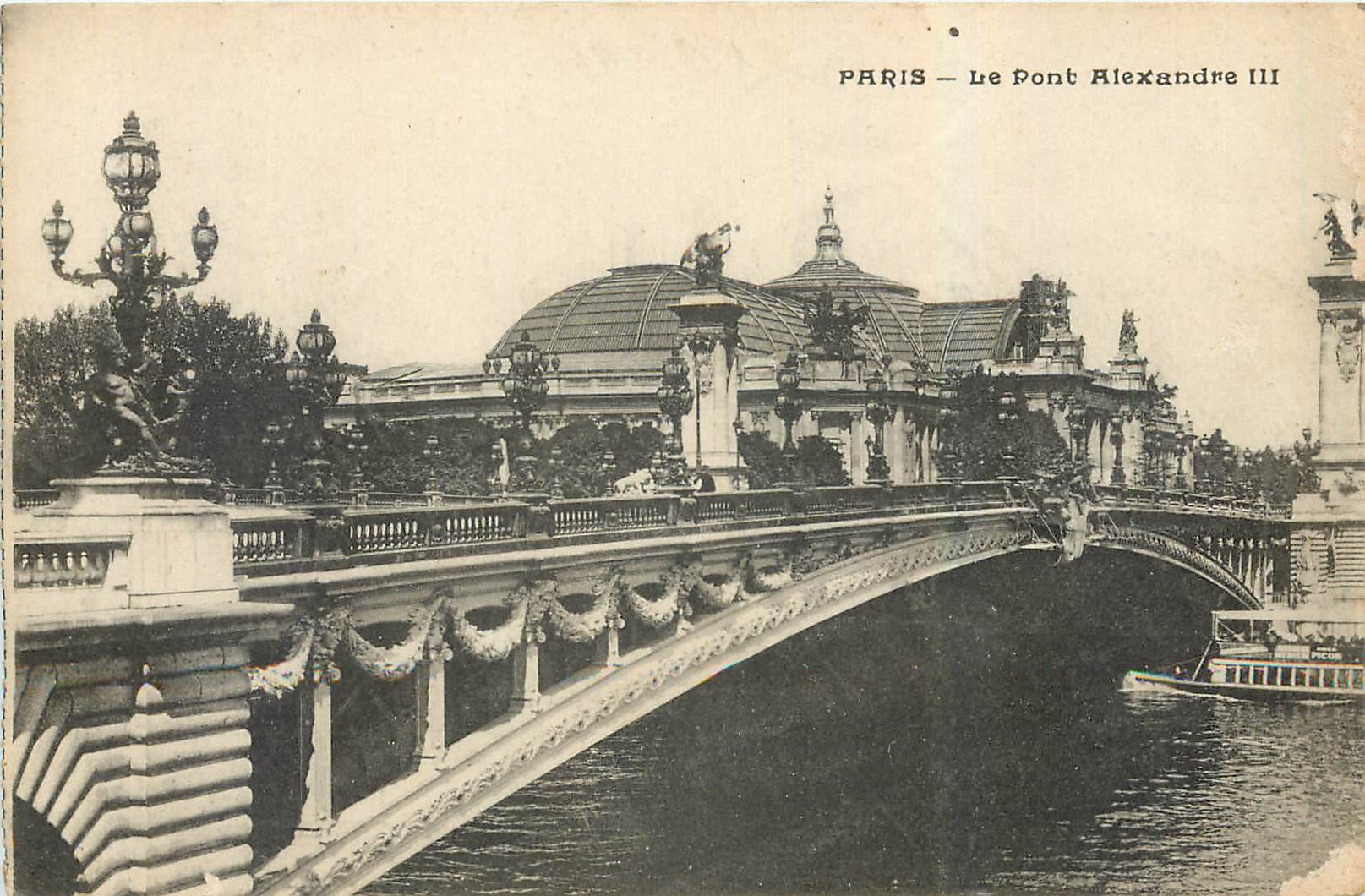 CPA Paris le Pont Alexandre III 