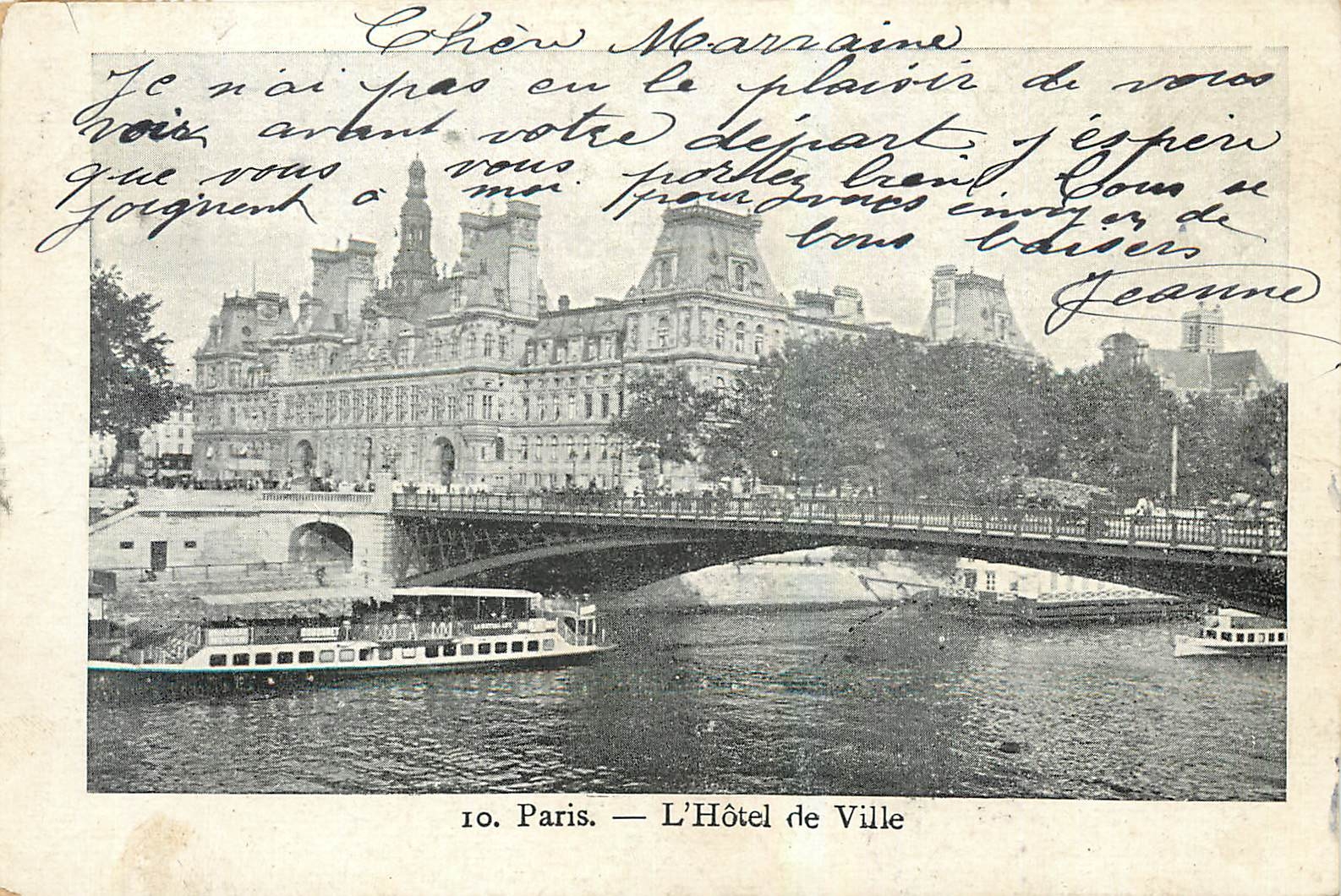 CPA Paris L'Hotel de Ville