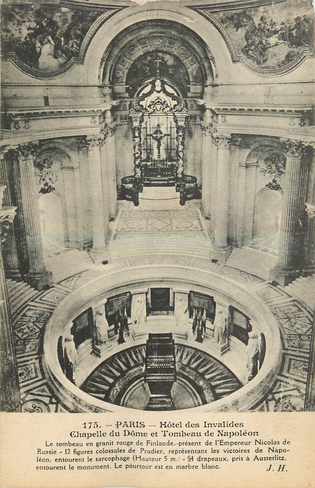 CPA Paris Hotel des Invalides Chapelle du Dome et Tombeau de Napoleon 
